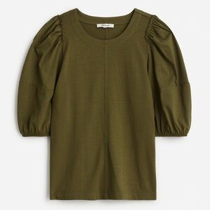 NWT Madewell Puff-Sleeve Tee